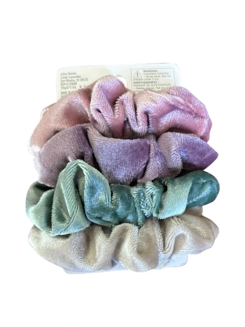 Morgan Simianer xo Scunci Velvet pastel scrunchies